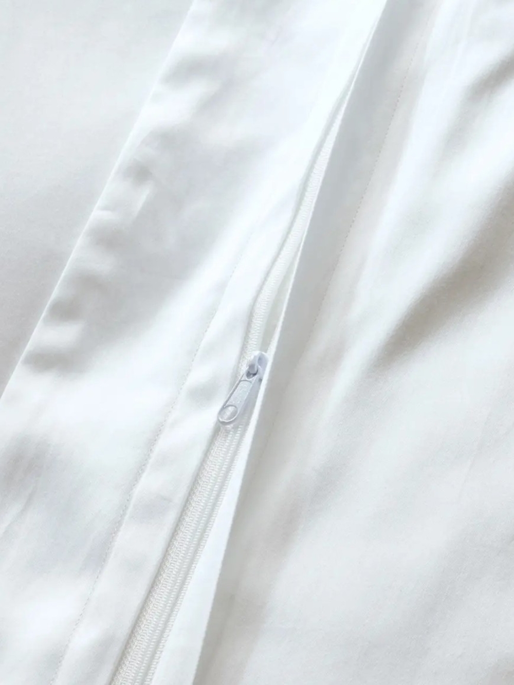 Quince Signature Giza Cotton Sateen Duvet Cover - King/Cal-King - White